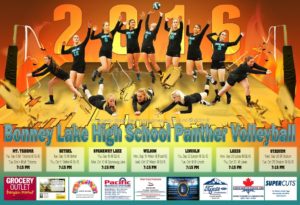 Bonney Lake Volleyball Poster Composite